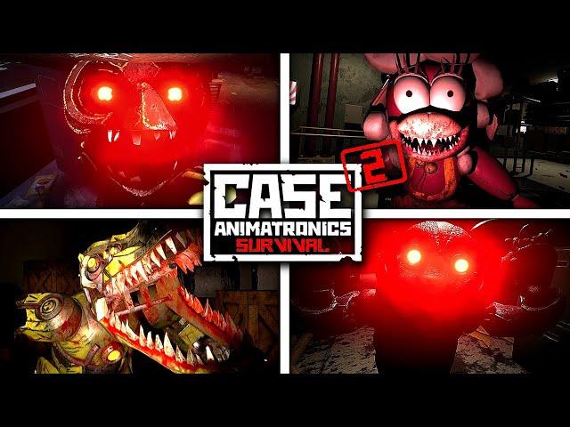 CASE 2: Animatronics Survival - ALL Bosses & Episode 4 Ending (Showcase)