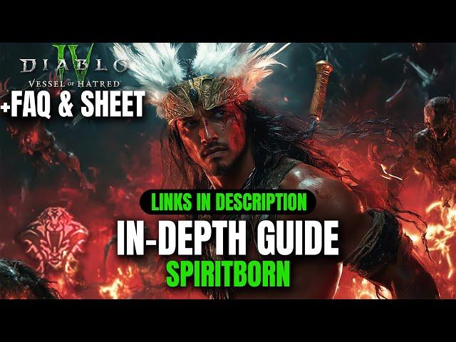 ULTIMATE FAQ GUIDE for the BEST 1-SHOT Spiritborn Build - Diablo 4 Vessel of Hatred