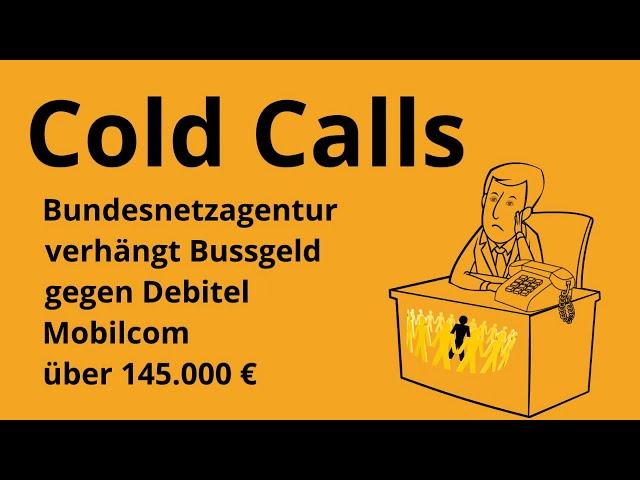 ColdCall: Bußgeld gegen Mobilcom wegen unerlaubter Telefonwerbung