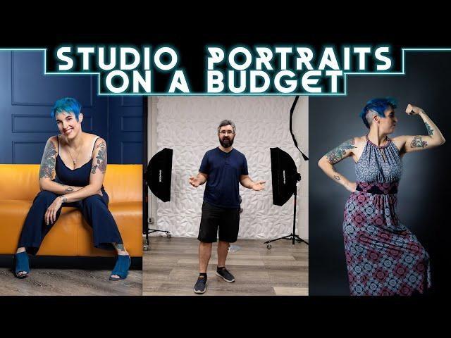 Studio portrait photography equipment tour