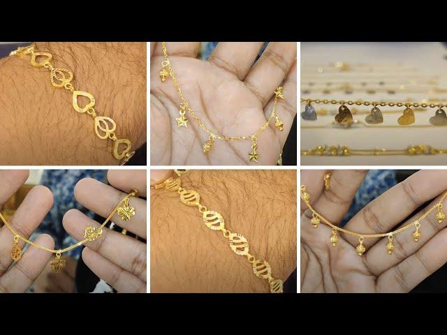 সোনার ব্রেসলেট লেজার কাট ডিজাইন / Gold bracelet in BD Light Weight 2023 / Latest Bracelet Design