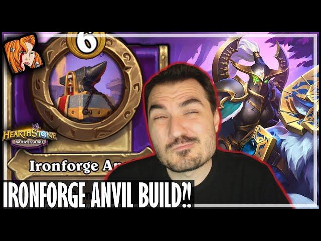 MY FIRST IRONFORGE ANVIL BUILD!!! - Hearthstone Battlegrounds