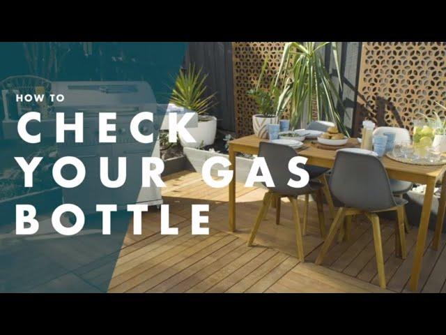 How to Check Gas Bottle Level - Bunnings Warehouse