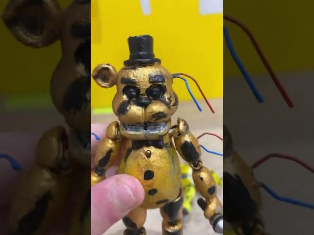 New customs?#фнаф#fivenightsatfreddys#funkopop#fnaf#custom#кастом#голденфредди#олдчика#goldenfreddy