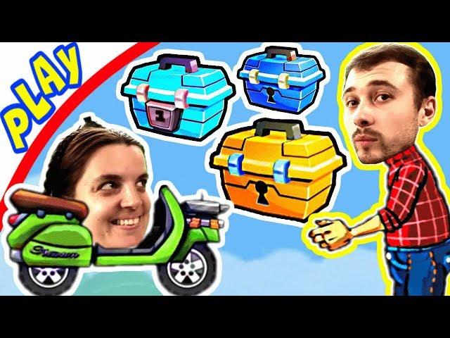 ПРоХоДиМеЦ и БолтушкА на Новых Горках! #367 - Игра Hill Climb 2