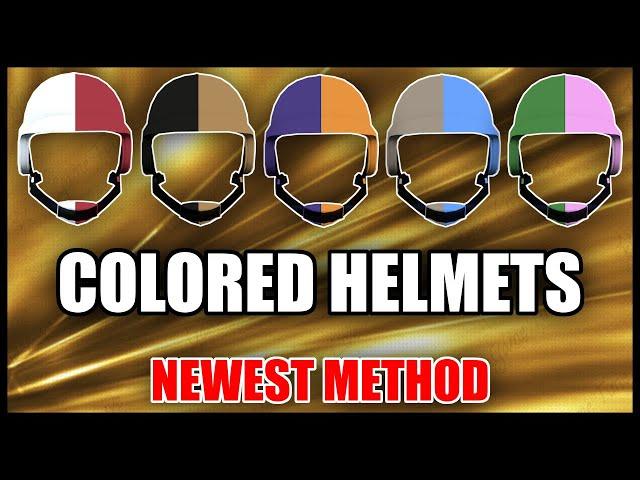 GTA5 Online I *PATCHED* How To Get Colored Bulletproof Helmets!