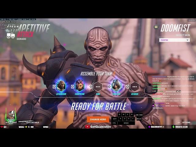 Overwatch 2 Rollout Doomfist God GetQuakedOn Tough Times For Doomfist Mains Vol. 37