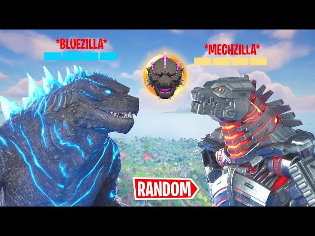 The Random GODZILLA BOSS Challenge In Fortnite