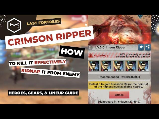 How to Effectively Kill a 【Crimson Ripper】 With T9 and Steal From Your Enemy