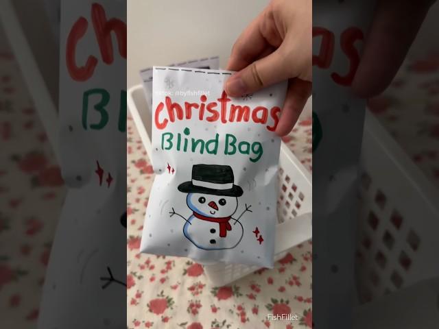 Christmas blind bag  #asmr #asmrunboxing #blindbag #papersquishy #paperdiy #diy #papercraft