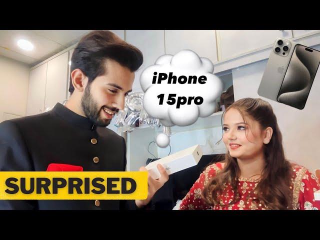 Wife ne iPhone15pro gift kia  barat wapis aakar achanak