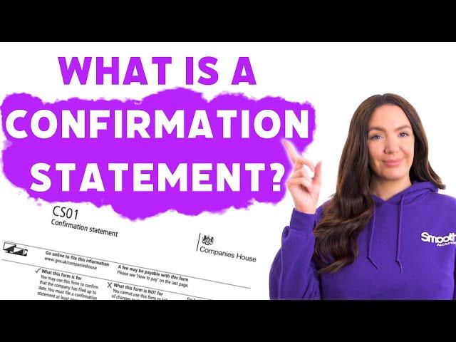 WHAT IS A CONFIRMATION STATEMENT?