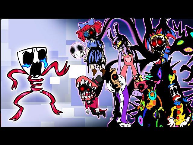 The Amazing Digital Circus , But POMNI is a MONSTER...?! Animation - FNF Speedpaint.