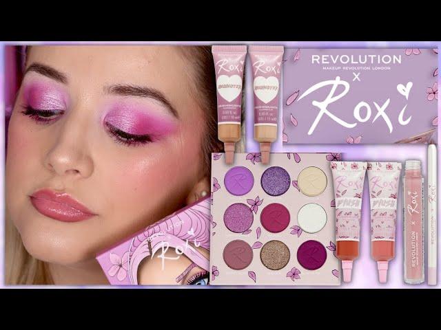 I MET ROXI!!! REVOLUTION X ROXI CHERRY BLOSSOM COLLECTION REVIEW | Luce Stephenson