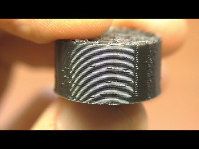 Прыщи / Пупырки при печати 3D принтера Anycubic Kossel Pulley