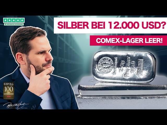 SILBER-TSUNAMI  droht: COMEX-Lager fast leer – Jetzt handeln! 