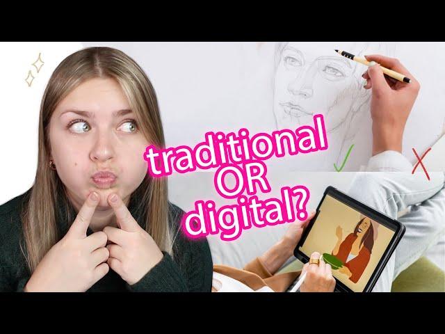 Traditional VS Digital Art for beginners: Which one should you learn from?