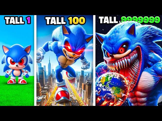 Smallest To BIGGEST SONIC.EXE In GTA 5!