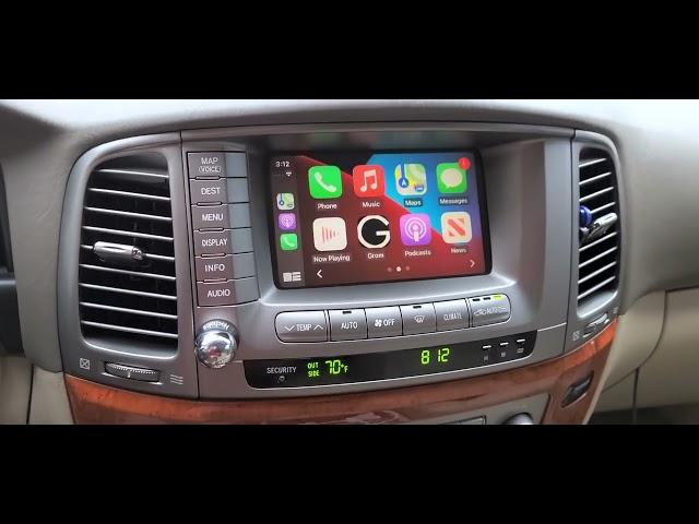 Lexus LX470 Apple CarPlay & Android Auto Integration #LexusAppleCarplay #LexusAndriodAuto #Lexus