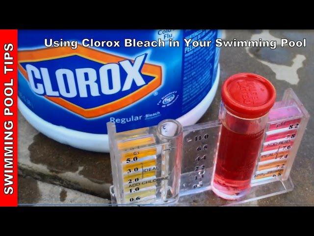 Using Clorox Bleach in Your Swimming Pool