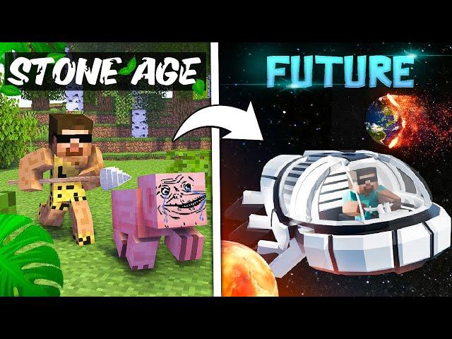 STONE AGE TO FUTURE IN MINECRAFT