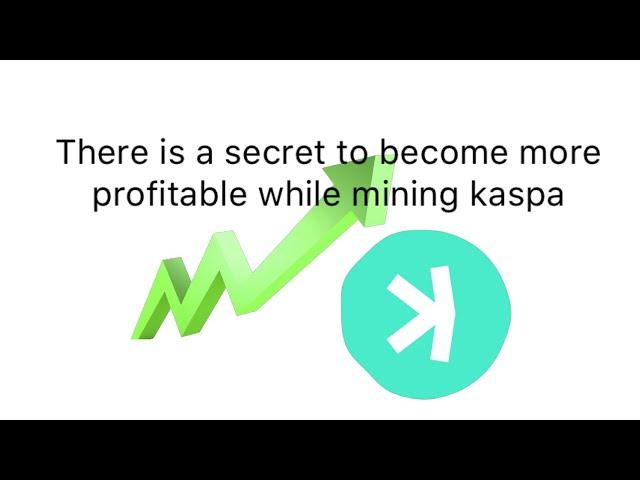 Mining Kaspa Is More Profitable AND YOU DON'T KNOW WHY!