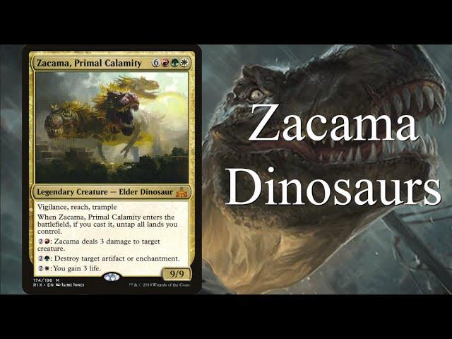 Let's Build a Zacama, Primal Calamity Dinosaurs Deck!