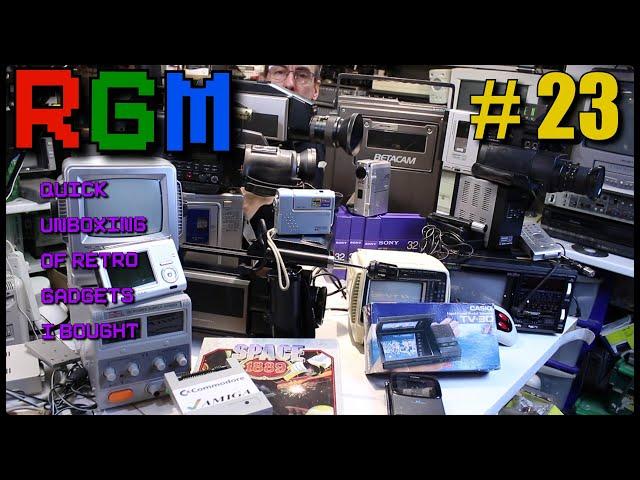 EBay Retro Gadgets I Bought Unboxing Video #23 including Betacam CRT TVs Video cameras from the 80's