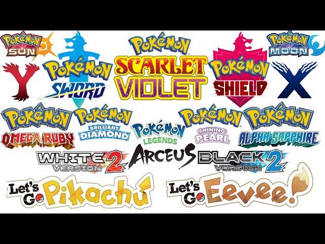 All Pokémon Game Trailers (1996-2022)