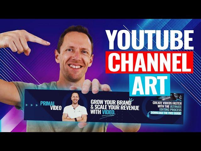 How to Make a YouTube Banner (UPDATED YouTube Channel Art Tutorial!)