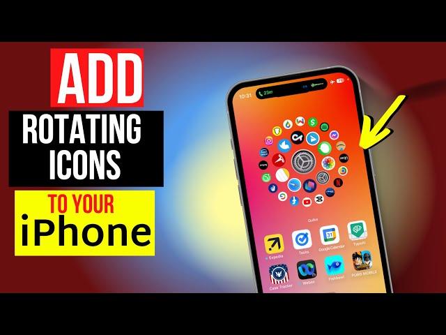 Add Rotating Icons to your iPhone (no jailbreak)