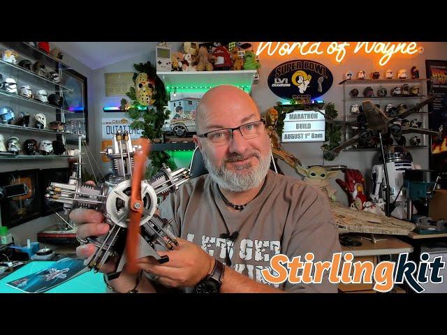 Stirling Kit - Teching 5-Cylinder Radial Engine