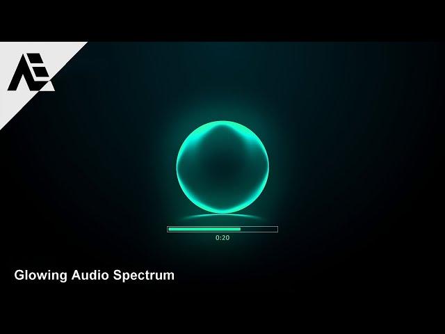 After Effects Tutorial: Glowing Audio Spectrum In After Effects (No Plugin)