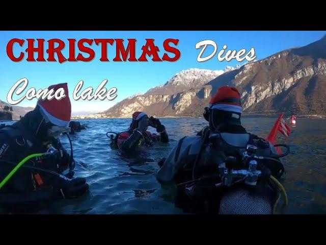 Paolo VDL: Christmas Dive in Como lake darkness, Italy (#OrcaTorch light test: D511)