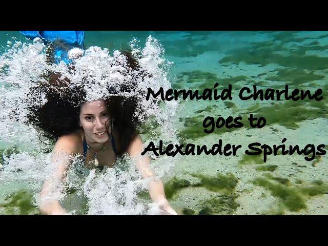 Mermaid Charlene goes to Alexander Springs