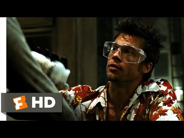 Fight Club (3/5) Movie CLIP - Chemical Burn (1999) HD