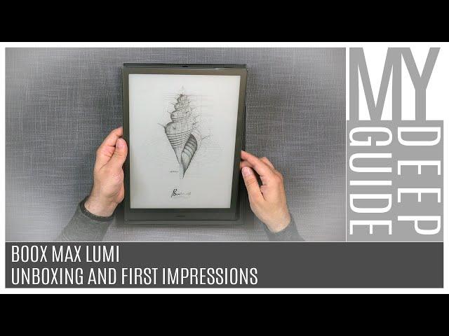 Onyx Boox Max Lumi: Unboxing And First Impressions