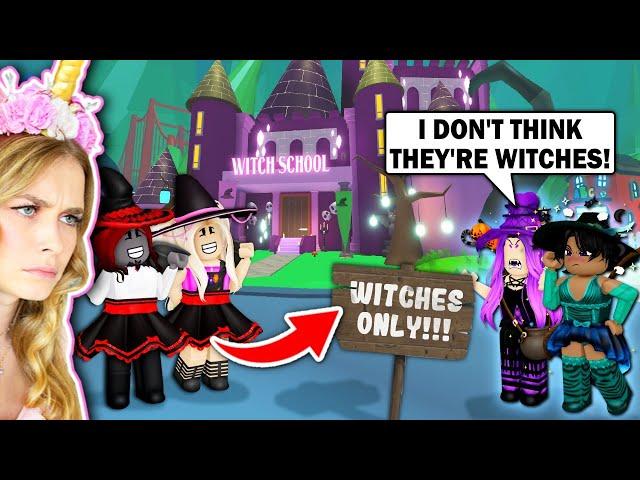 We Broke Into A *WITCHES ONLY* School In Adopt Me! (Roblox)