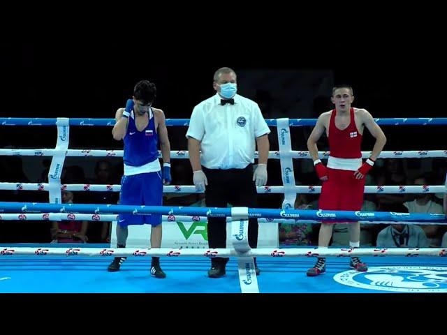 Finals (52kg) JAPARIDZE DAVIT (GEO) vs KOLOSKOV EGOR (RUS)  | EUBC Junior Tbilisi 2021