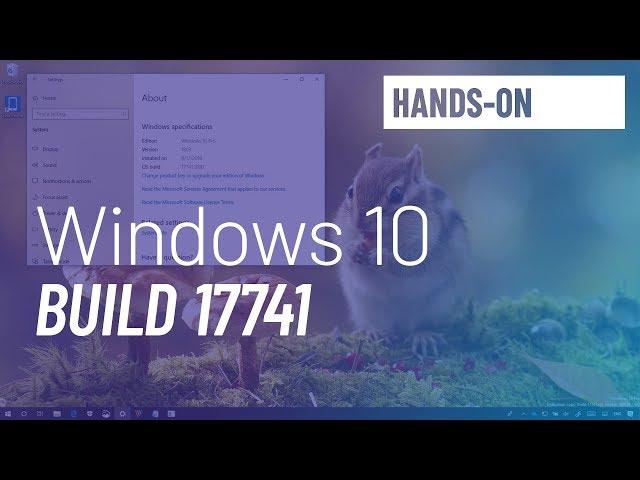 Windows 10 build 17741: It's officially version 1809