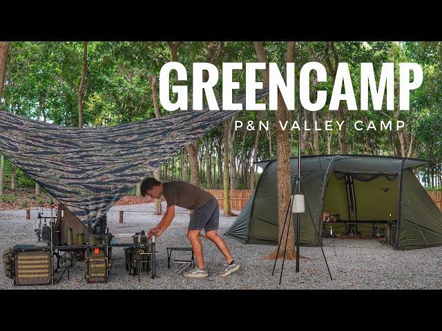 GoOut EP.29 / Greencamp / คุมโทนเขียวในบรรยากาศลานหินฟิวเกาหลี / P&N valley camp / ASMR/ solocamping