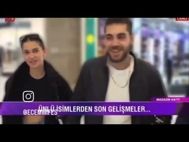 ecem sena bayir and emre bey ||holding the hands of eachothers || holofira and orhan