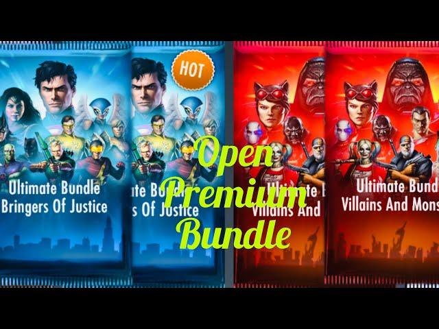 Ultimate bundles Bringers of justice & Villains and Monster Injustice Gods Among us Account