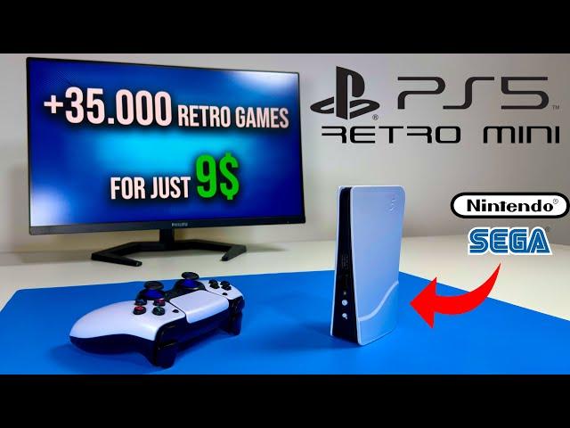 Unbelievable Deal: PS5 Mini Retro Console with 35,000+ Games for Just $9!