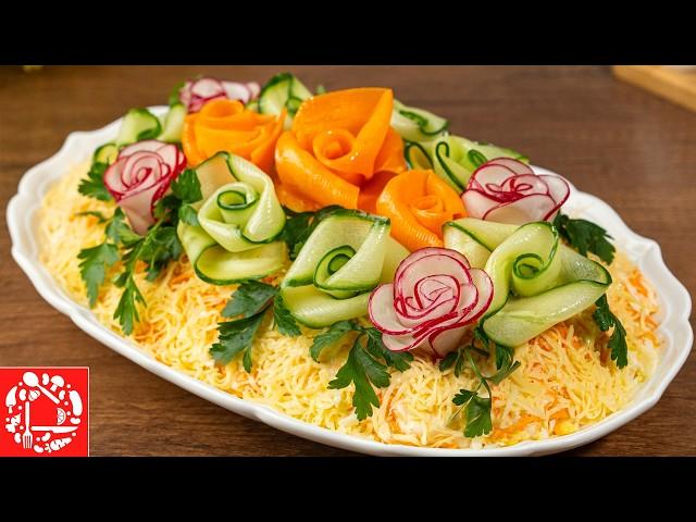 5 most beautiful SALADS! Surprise your guests!