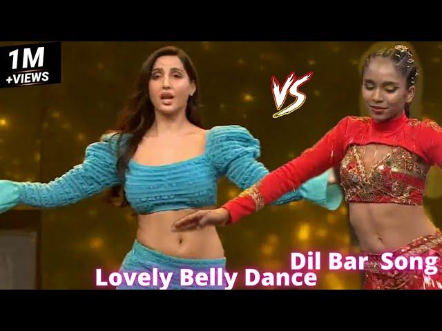 DILBAR | Soumya Pune Challenge Nora Fatehi For Belly Dance | India's Best Dancer |Nora F Belly Dance