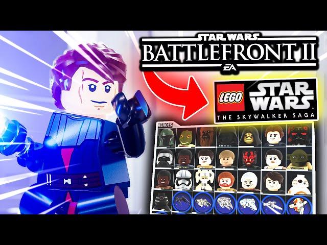 Star Wars Battlefront 2 But It's Lego Star Wars The Skywalker Saga! (Battlefront 2)