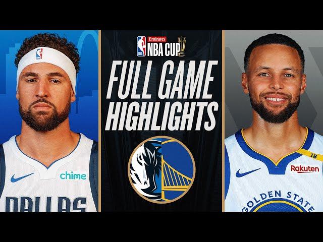 MAVERICKS at WARRIORS | EMIRATES NBA CUP  | FULL GAME HIGHLIGHTS | November 12, 2024