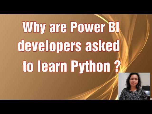 Python for Power BI developers