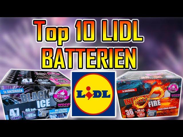 TOP 10 LIDL FEUERWERKS BATTERIEN | Für Silvester